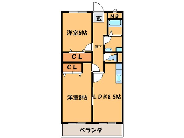 エクセル２の物件間取画像